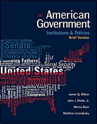 American Government: Institutions and Policies Ebook Epub