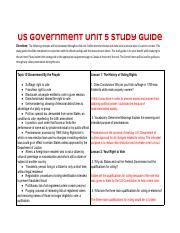 American Government Unit 5 Study Guide Answers Kindle Editon