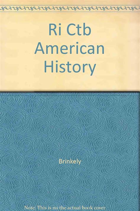 American History Brinkley Computerized Test Bank for Windows And MAC Kindle Editon