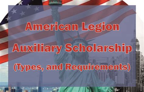 American Legion Auxiliary Scholarship: Empowering the Future