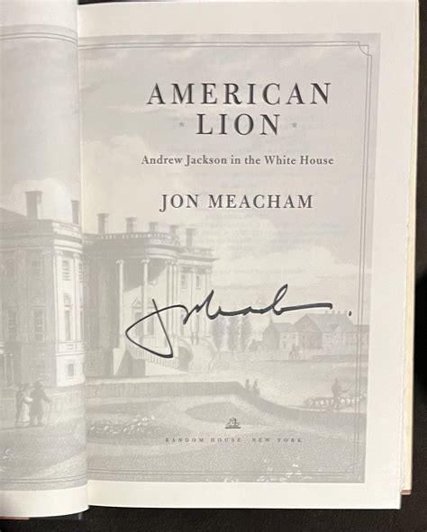 American Lion Andrew Jackson in the White House Signed Kindle Editon