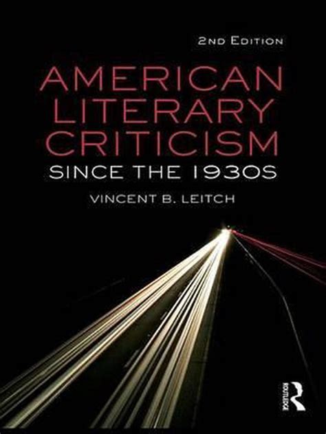 American Literary Criticism Since the 1930s Epub
