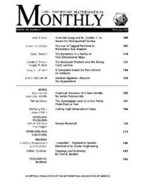 American Mathematical Monthly. Vol 105 Ebook Reader