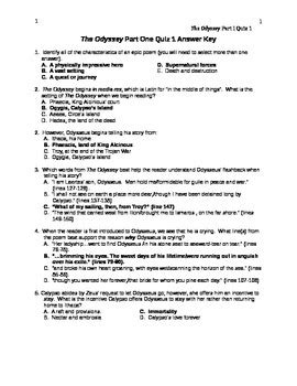 American Odyssey Section 1 Answers Doc