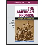 American Promise Value Edition Volume 1 and Going to the Source Volume I To 1877 Reader