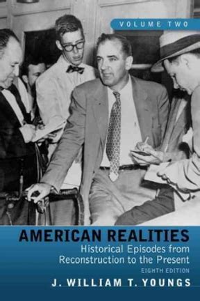 American Realities : Historical Episodes From Reconstruction to the Present Epub