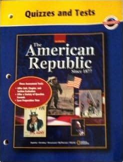 American Republic Since 1877 Test Answers Reader