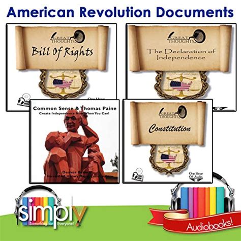 American Revolution Documents Common Sense Declaration Bill of Rights and Constitution Kindle Editon