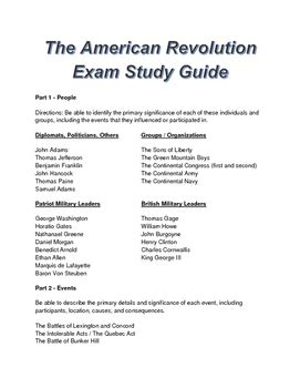 American Revolution Guided Answers PDF