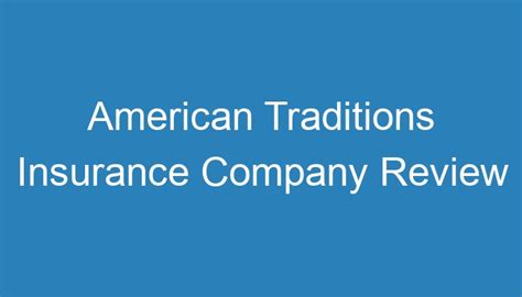 American Traditions Insurance Company: A 200-Year Legacy of Protection