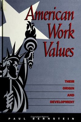 American Work Values Their Origin and Development PDF