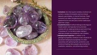 Amethyst's Geological Origins and Composition