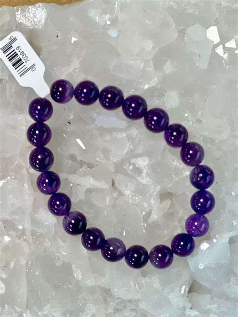 Amethyst Bead Bracelets: