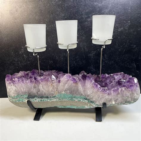 Amethyst Candle Holder: An Enchanting Addition to Your Home