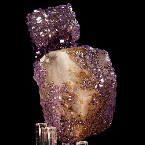 Amethyst and Calcite: A Match Made in Mineral Heaven