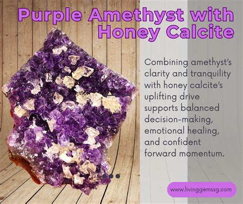 Amethyst with Calcite: A Dynamic Duo for Spiritual and Physical Well-being