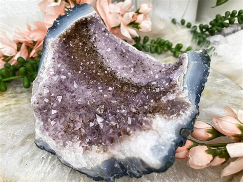 Amethyst with Calcite: An Enchanting Crystal Fusion for Healing and Transformation