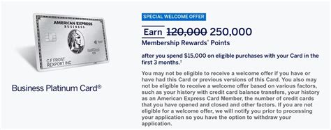 Amex Business Platinum 250k: A Comprehensive Guide