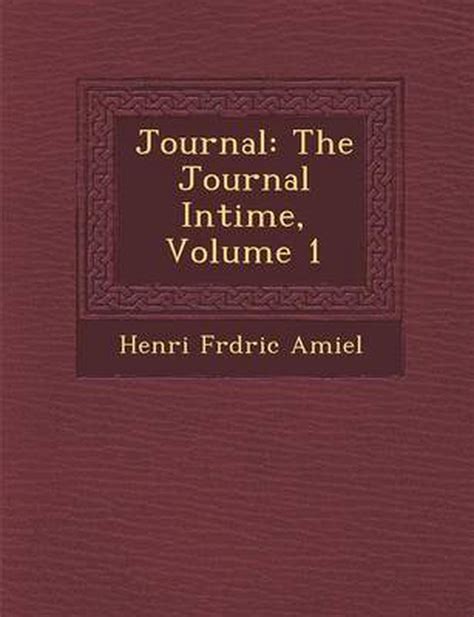 Amiel s journal the Journal intime of Henri-Frédéric Amiel Epub