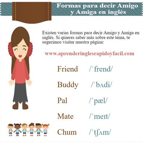 Amigo en inglés: ¿Cómo se escribe?