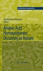 Amino-Acid Homopolymers Occurring in Nature 1st Edition Epub