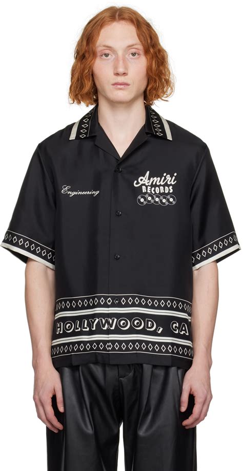 Amiri Records Shirt: Embodying Luxury and Streetwear's Confluence