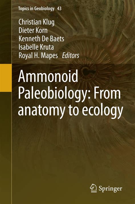 Ammonoid Paleobiology 1st Edition Kindle Editon