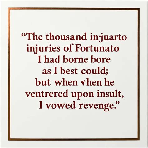 Amontillado Quotes of Fortunato: A Guide to the Depths of Despair