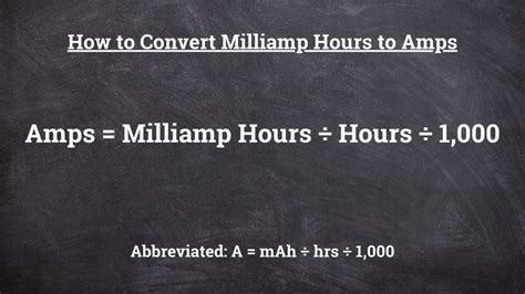 Amp Hours to Milliamp Hours: Demystifying Battery Capacity