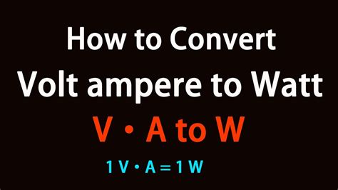 Ampere Watt Volt Conversion: Unraveling the Fundamentals of Electrical Power