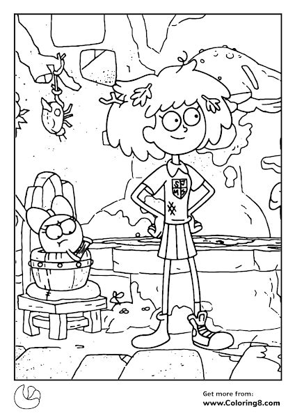 Amphibia Coloring Book