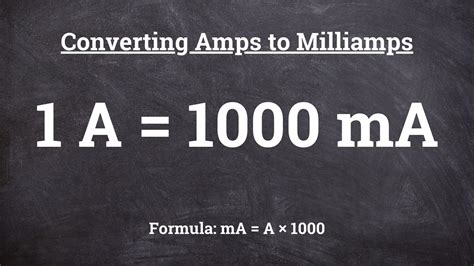 Amps to mA: A Comprehensive Guide for Understanding Current Conversions