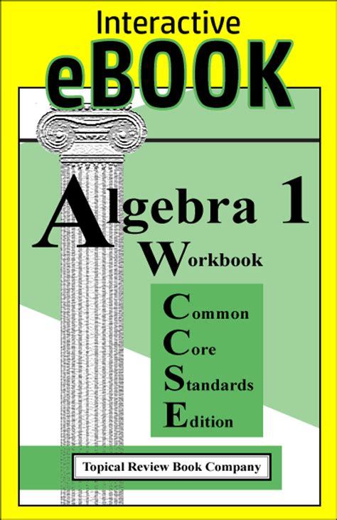 Amsco Common Core Algebra 1 Answer Key Ebook Epub