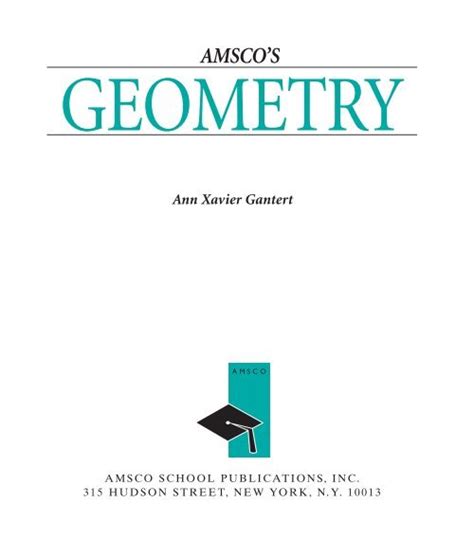 Amsco Geometry Textbook Answer Epub