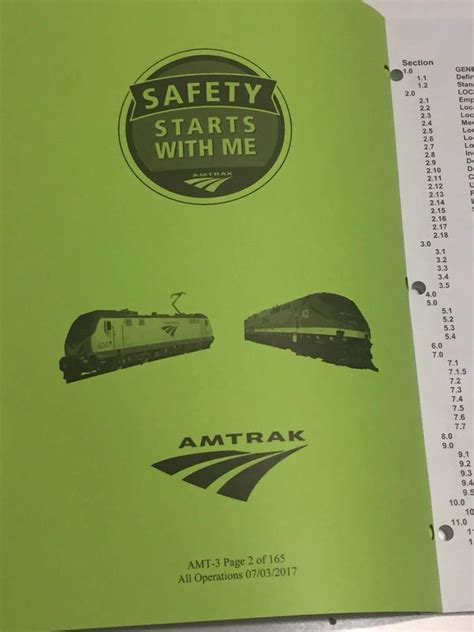 Amtrak air brake and train handling rules Ebook PDF