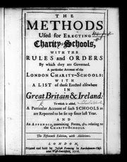 An Account of the Methods Whereby the Charity-Schools Have Been Erected and Managed PDF