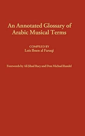 An Annotated Glossary of Arabic Musical Terms. Epub