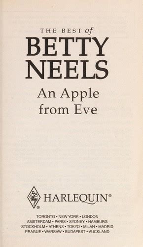 An Apple From Eve The Best of Betty Neels PDF