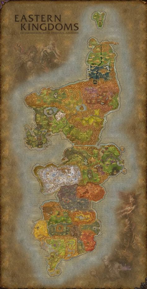 An Eastern Kingdoms Map: Delve into the Realm of Azeroth