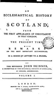 An Ecclesiastical History of Scotland in a Series of Letters Reader