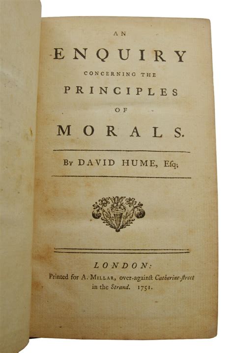 An Enquiry Concerning the Principles of Morals Reader