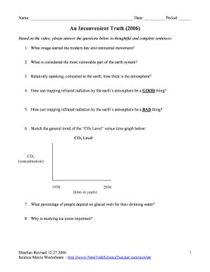 An Inconvenient Truth Movie Worksheet Answers Kindle Editon