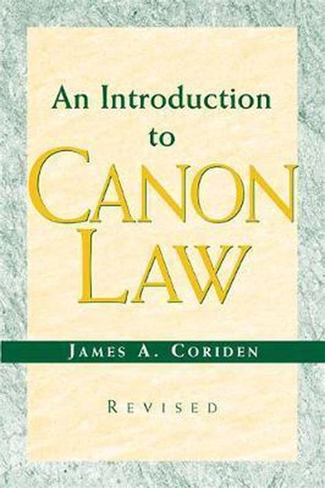 An Introduction to Canon Law (Revised) PDF