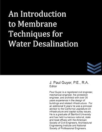 An Introduction to Membrane Techniques for Water Desalination Reader