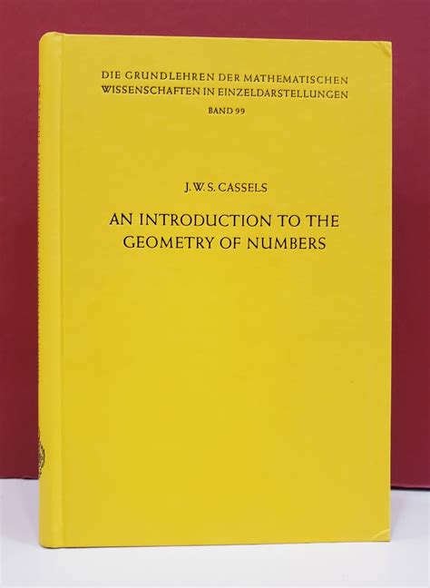 An Introduction to the Geometry of Numbers Corrected 2nd Printing Reader