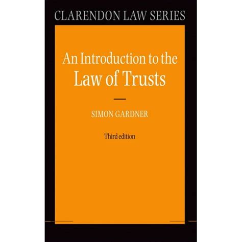 An Introduction to the Law of Trusts Epub