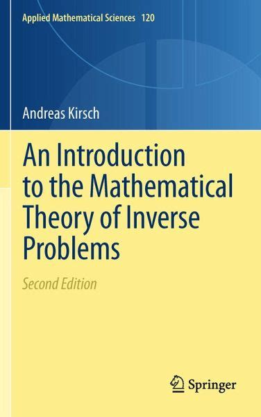 An Introduction to the Mathematical Theory of Inverse Problems 2 Kindle Editon