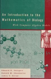 An Introduction to the Mathematics of Biology Epub