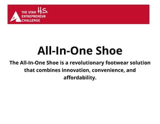 An Introduction to the Revolutionary Footwear Solution