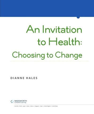 An Invitation to Health Choosing to Change Available Titles CengageNOW Kindle Editon